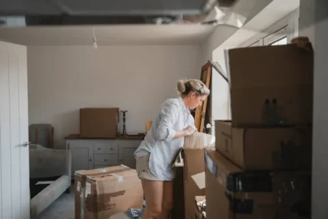 storage unit container packing for space utilization
