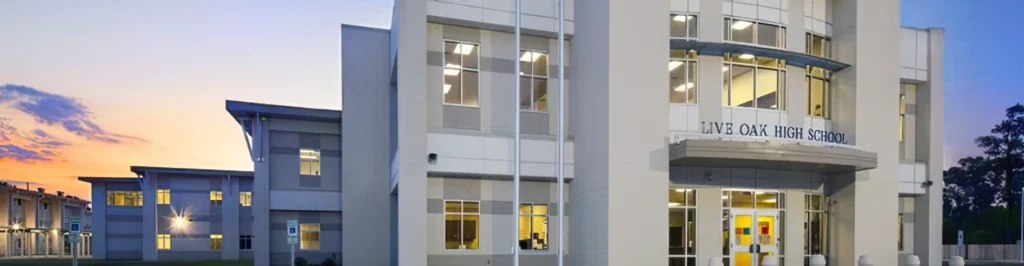 live oak high school from front