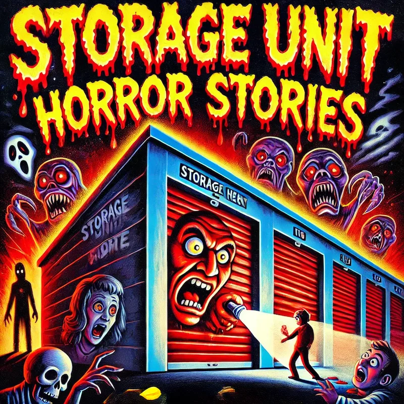 storage unit horror stories cliche movie poster
