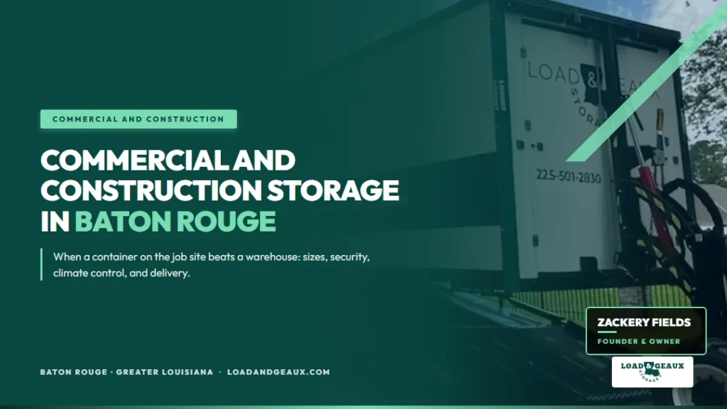 baton rouge commercial construction storage